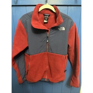 North Face Youth Jacket Denali Fleece Shoftshell Polartec Jacket Size Boys Large